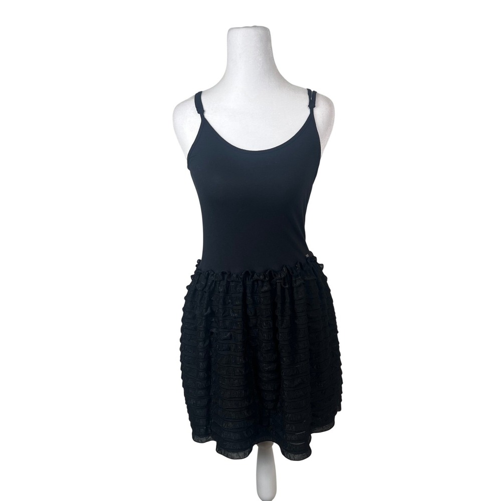 Killah Elita Dress Black Tiered Ruffle Mini Camisole KS4000-JL9060-000000